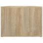 Preview: Couchtisch Sonoma-Eiche 80x50x36 cm Holzwerkstoff