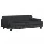 Preview: Hundebett Schwarz 90x53x30 cm Samt