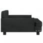 Preview: Hundebett Schwarz 90x53x30 cm Samt