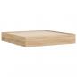 Preview: Bettgestell mit Schubladen Sonoma-Eiche 160x200cm Holzwerkstoff