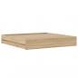 Preview: Bettgestell mit Schubladen Sonoma-Eiche 160x200cm Holzwerkstoff