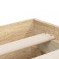 Preview: Bettgestell mit Schubladen Sonoma-Eiche 160x200cm Holzwerkstoff