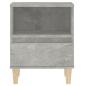 Preview: Nachttisch Betongrau 40x35x50 cm