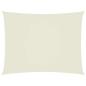 Preview: Sonnensegel Oxford-Gewebe Rechteckig 5x6 m Creme