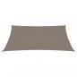 Preview: Sonnensegel Oxford-Gewebe Rechteckig 3x4 m Taupe