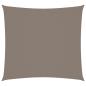 Preview: Sonnensegel Oxford-Gewebe Quadratisch 4,5x4,5 m Taupe