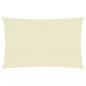 Preview: Sonnensegel Oxford-Gewebe Rechteckig 5x8 m Creme
