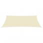Preview: Sonnensegel Oxford-Gewebe Rechteckig 5x8 m Creme