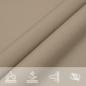 Preview: Sonnensegel Oxford-Gewebe Quadratisch 2x2 m Taupe