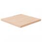 Preview: ARDEBO.de - Tischplatte Quadratisch 40x40x2,5 cm Eichenholz Unbehandelt