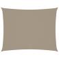 Preview: Sonnensegel Oxford-Gewebe Rechteckig 3x6 m Taupe
