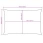 Preview: Sonnensegel Oxford-Gewebe Rechteckig 3x6 m Taupe