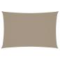 Preview: Sonnensegel Oxford-Gewebe Rechteckig 2x4 m Taupe 