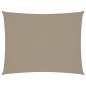 Preview: Sonnensegel Oxford-Gewebe Rechteckig 4x5 m Taupe