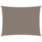 Preview: Sonnensegel Oxford-Gewebe Rechteckig 6x8 m Taupe