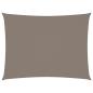 Preview: Sonnensegel Oxford-Gewebe Rechteckig 6x8 m Taupe
