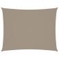 Preview: Sonnensegel Oxford-Gewebe Rechteckig 6x8 m Taupe