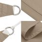 Preview: Sonnensegel Oxford-Gewebe Rechteckig 6x8 m Taupe