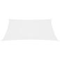 Preview: Sonnensegel Oxford-Gewebe Rechteckig 6x8 m Weiß
