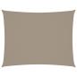 Preview: Sonnensegel Oxford-Gewebe Rechteckig 5x6 m Taupe