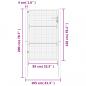 Preview: Gartentor Anthrazit 105x200 cm Stahl