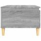 Preview: Couchtisch Grau Sonoma 90x50x36,5 cm Holzwerkstoff