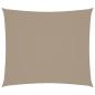 Preview: Sonnensegel Oxford-Gewebe Rechteckig 2x2,5 m Taupe