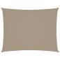 Preview: Sonnensegel Oxford-Gewebe Rechteckig 2x3 m Taupe