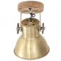 Preview: Wand-/Deckenlampen Industriestil 2 Stk. Messing 20x25 cm E27