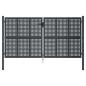 Preview: Gartentor Anthrazit 300x200 cm Stahl