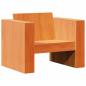 Preview: Gartensessel Wachsbraun 79x60x62 cm Massivholz Kiefer