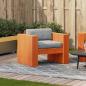 Preview: Gartensessel Wachsbraun 79x60x62 cm Massivholz Kiefer