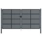 Preview: Gartentor Anthrazit 400x225 cm Stahl