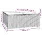 Preview: 9-tlg. Garten-Lounge-Set mit Kissen Schwarz Poly Rattan