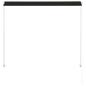 Preview: Einziehbare Markise 150×150 cm Anthrazit 