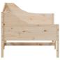 Preview: Tagesbett ohne Matratze 80x200 cm Massivholz Kiefer