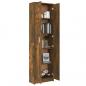 Preview: Garderobenschrank Räuchereiche 55x25x189 cm Holzwerkstoff