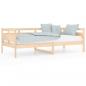 Preview: Tagesbett Massivholz Kiefer 90x200 cm