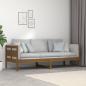 Preview: Tagesbett Honigbraun Massivholz Kiefer 80x200 cm
