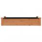 Preview: Hochbeet mit Einsatz Braun 120x60x25 cm Massivholz Tanne