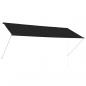 Preview: Einziehbare Markise 300×150 cm Anthrazit 