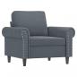 Preview: Sessel Dunkelgrau 60 cm Samt
