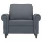 Preview: Sessel Dunkelgrau 60 cm Samt