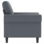 Preview: Sessel Dunkelgrau 60 cm Samt