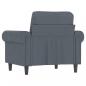 Preview: Sessel Dunkelgrau 60 cm Samt