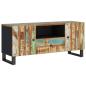 Preview: TV-Schrank 105x33,5x46 cm Altholz Massiv & Holzwerkstoff