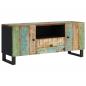 Preview: TV-Schrank 105x33,5x46 cm Altholz Massiv & Holzwerkstoff