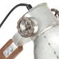 Preview: ARDEBO.de - Schreibtischlampe Industriestil Silbern Rund 58x18x90 cm E27  