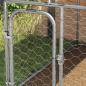 Preview: Outdoor-Hundezwinger mit Dach 100x100x150 cm