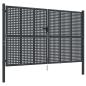 Preview: Gartentor Anthrazit 300x250 cm Stahl